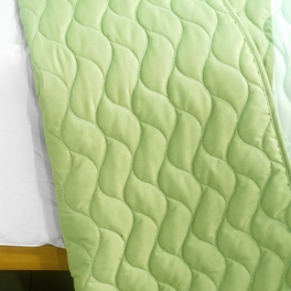 Blancho Bedding [Spring Breeze] 3PC Vermicelli-Quilted Patchwork Quilt Set (Full/Queen Size)