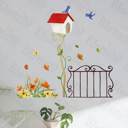 blancho bedding Spring Waltz - Hemu Wall Decals Stickers Appliques Home Decor 12.6 BY 23.6 Inches