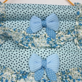 Blancho Bedding [Star Shape & Allover] Blue/Wall Hanging/ Baskets /Wall Organizers/ Hanging Baskets (9*15)