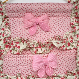 Blancho Bedding [Star Shape & Allover] Pink/Wall Hanging/ Baskets /Wall Organizers/ Hanging Baskets (9*17)