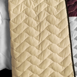 Blancho Bedding [Star Swings] Vermicelli-Quilted Patchwork Geometric Quilt Set Full/Queen