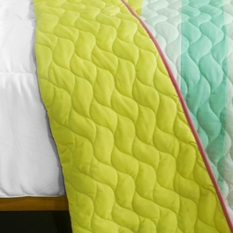 Blancho Bedding [Starlight Tears] 3PC Vermicelli-Quilted Patchwork Quilt Set (Full/Queen Size)
