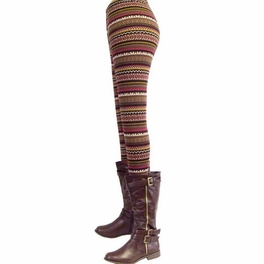 Blancho Bedding [Stripe] Fashion Women's Legging New Novelty Footless Tights Skinny Pants Stretch Pants One Size