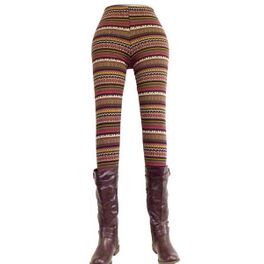 blancho bedding [Stripe] Fashion Women's Legging New Novelty Footless Tights Skinny Pants Stretch Pants One Size
