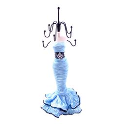 blancho bedding [Stylish Draft] Jewelry Display Holder Figure Stand Light Blue
