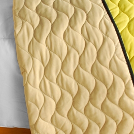 Blancho Bedding [Summer Sorrow] 3PC Vermicelli-Quilted Patchwork Quilt Set (Full/Queen Size)