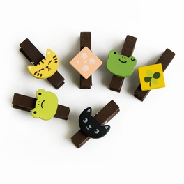 blancho bedding [Sundry Animals] - Wooden Clips / Wooden Clamps / Mini Clips