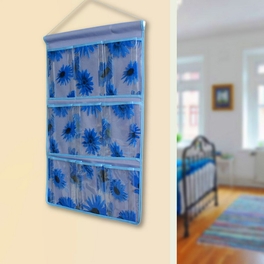 Blancho Bedding [Sunflowers] Blue/Wall Hanging/ Wall Organizers / Baskets / Hanging Baskets (14*23)