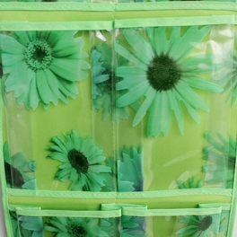 Blancho Bedding [Sunflowers] Green/Wall Hanging/ Wall Organizers /Baskets/ Hanging Baskets (10*23)
