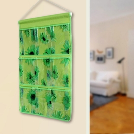 Blancho Bedding [Sunflowers] Green/Wall Hanging/ Wall Organizers / Baskets / Hanging Baskets (14*23)