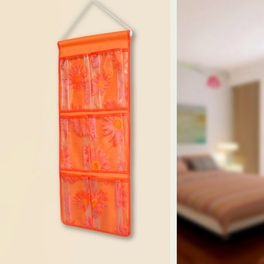Blancho Bedding [Sunflowers] Orange/Wall Hanging/ Wall Organizers / Baskets / Hanging Baskets (10*23)