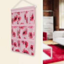 Blancho Bedding [Sunflowers] Pink/Wall Hanging/ Wall Organizers / Baskets / Hanging Baskets (14*23)
