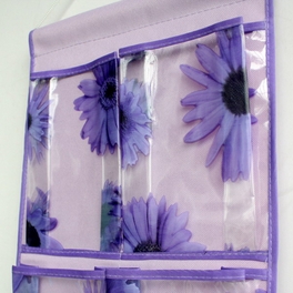 Blancho Bedding [Sunflowers] Purple/Wall Hanging/ Wall Organizers / Baskets / Hanging Baskets (10*23)