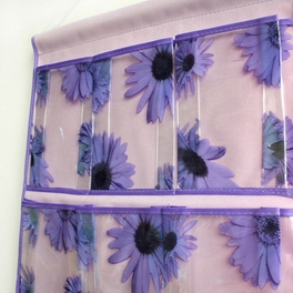 Blancho Bedding [Sunflowers] Purple/Wall Hanging/ Wall Organizers / Baskets / Hanging Baskets (14*23)