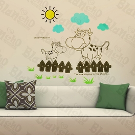 blancho bedding Sunny Cow - Wall Decals Stickers Appliques Home D¨¦cor