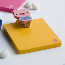 Blancho Bedding [Sweet Animals-2] - Refrigerator Magnet Clip / Magnetic Clipboard