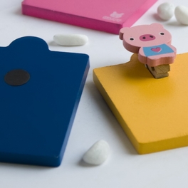 Blancho Bedding [Sweet Animals-2] - Refrigerator Magnet Clip / Magnetic Clipboard