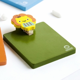 Blancho Bedding [Sweet Animals-5] - Refrigerator Magnet Clip / Magnetic Clipboard
