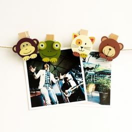 Blancho Bedding [Sweet Animals] - Wooden Clips / Wooden Clamps / Mini Clips