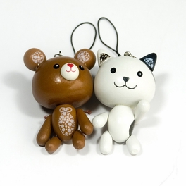 blancho bedding [Sweet Bear-2] - Cell Phone Charm Strap / Camera Charm Strap / Handbags Charms