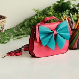 Blancho Bedding [Sweet Cherry] Colorful Leatherette Clutch Shoulder Bag Clutch Casual Purse