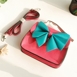 Blancho Bedding [Sweet Cherry] Colorful Leatherette Clutch Shoulder Bag Clutch Casual Purse