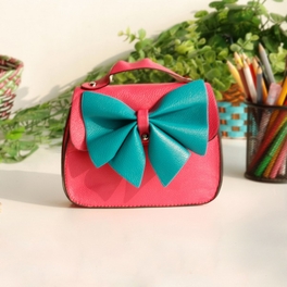 blancho bedding [Sweet Cherry] Colorful Leatherette Clutch Shoulder Bag Clutch Casual Purse