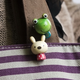 Blancho Bedding [Sweet Frog & Rabbit] - Brooch / Brooch Pin / Animal Pin Brooch