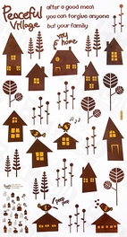 Blancho Bedding Sweet Home - Wall Decals Stickers Appliques Home Decor