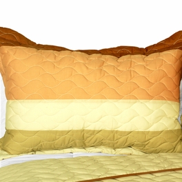 Blancho Bedding [Sweet Soil] 3PC Patchwork Quilt Set (Full/Queen Size)
