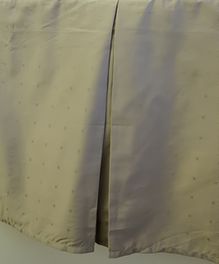 blancho bedding Tailored bedskirt 300 Solid woven dots Egyptian cotton(Queen Size)