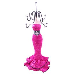 blancho bedding [Talent Show] Jewelry Display Holder Figure Stand Hot Pink