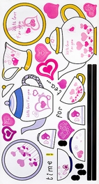 Blancho Bedding Tea Party - Wall Decals Stickers Appliques Home Decor