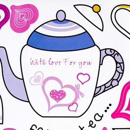 Blancho Bedding Tea Party - Wall Decals Stickers Appliques Home Decor