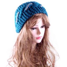 blancho bedding Teal Wave Bling Women Woolen Headband/Head Warp/Headwear/Hair Accessory