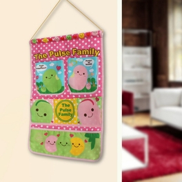 Blancho Bedding [The Pulse Family] Pink/Wall Hanging/ Wall Organizers / Baskets / Hanging Baskets (14*20)