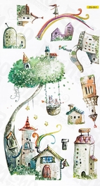 Blancho Bedding Towers - Wall Decals Stickers Appliques Home Decor