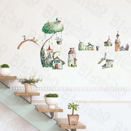 blancho bedding Towers - Wall Decals Stickers Appliques Home Decor