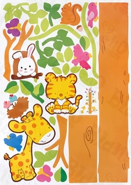 Blancho Bedding Tree Rabit - Large Wall Decals Stickers Appliques Home Decor