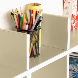 Blancho Bedding Trista - [Brief & Elegance-B] Leather Cross Type Shelve / Book Shelve / Floating Shelve (4 Pcs)