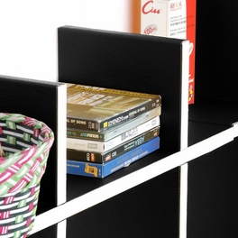 Blancho Bedding Trista - [Dark Night-B] Leather Cross Type Shelve / Book Shelve / Floating Shelve (4 Pcs)