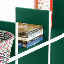 Blancho Bedding Trista - [Natural Life-A] Leather Cross Type Shelf / Bookshelf / Floating Shelf (5 Pcs)