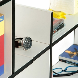 Blancho Bedding Trista - [New Breed-B] Leather Cross Type Shelve / Book Shelve / Floating Shelve (4 Pcs)