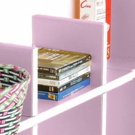 Blancho Bedding Trista - [Pale Pink-B] Leather Cross Type Shelve / Book Shelve / Floating Shelve (4 Pcs)