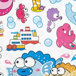 Blancho Bedding Tropical Fish 3 - X-Large Wall Decals Stickers Appliques Home Decor