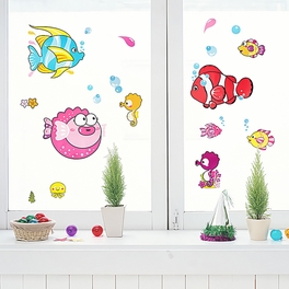 blancho bedding Tropical Fish - Wall Decals Stickers Appliques Home Decor