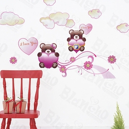 blancho bedding Twin Bear - Wall Decals Stickers Appliques Home Decor