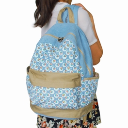 Blancho Bedding [Unforgetable Day] Fabric Art School Backpack Outdoor Daypack