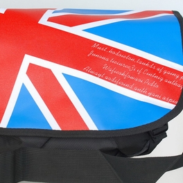 Blancho Bedding [Union Jack Flag - Blue] Multi-Purposes Messenger Bag / Shoulder Bag