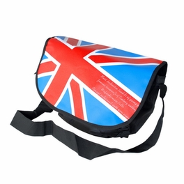 blancho bedding [Union Jack Flag - Blue] Multi-Purposes Messenger Bag / Shoulder Bag